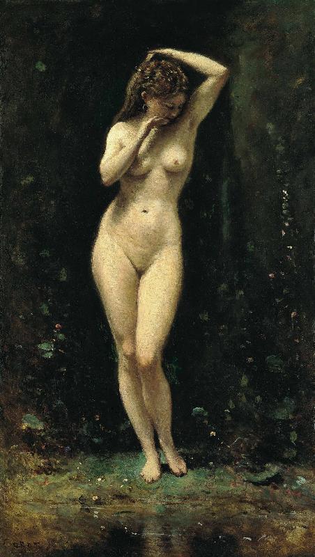 Jean-Baptiste-Camille Corot Diana Bathing oil painting picture